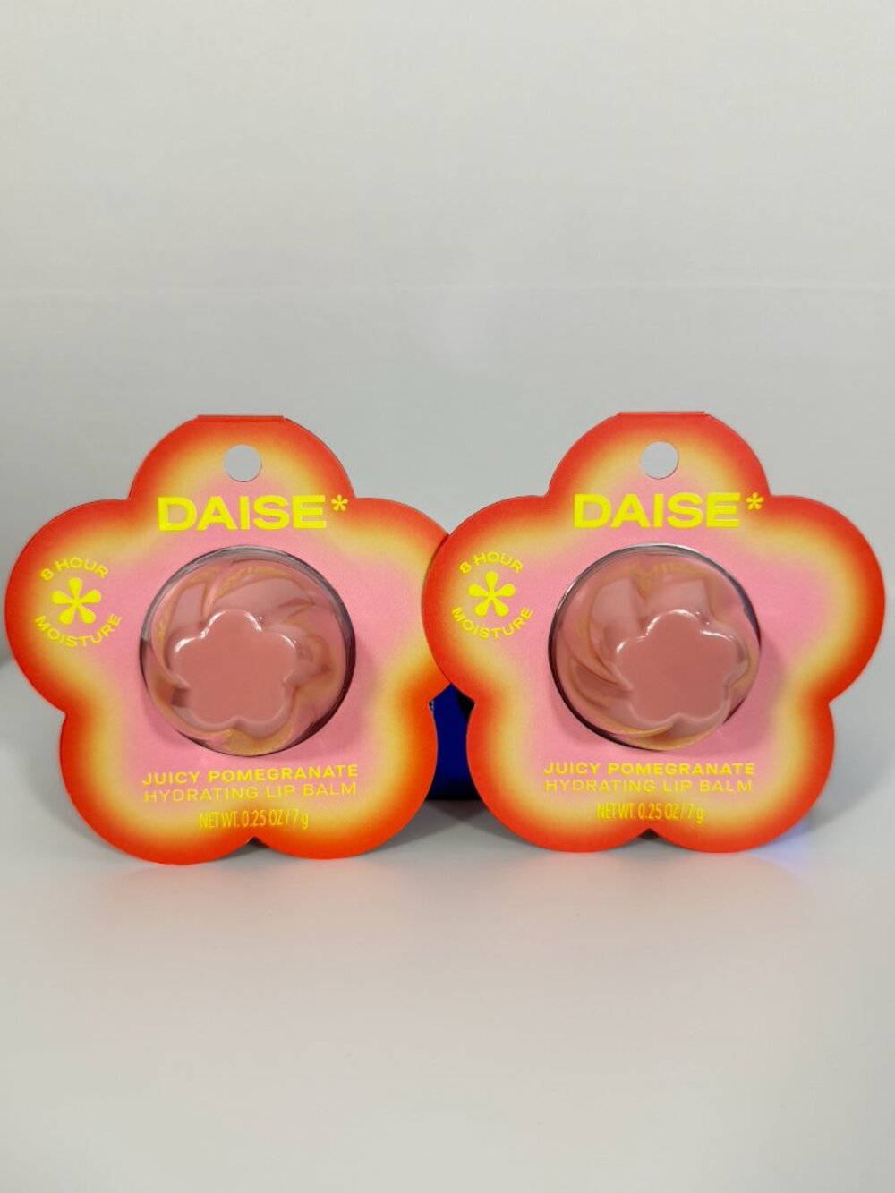 TWO Daise Juicy Pomegranate Hydrating Lip Balm 2 Pack 0.25 oz Each NWT